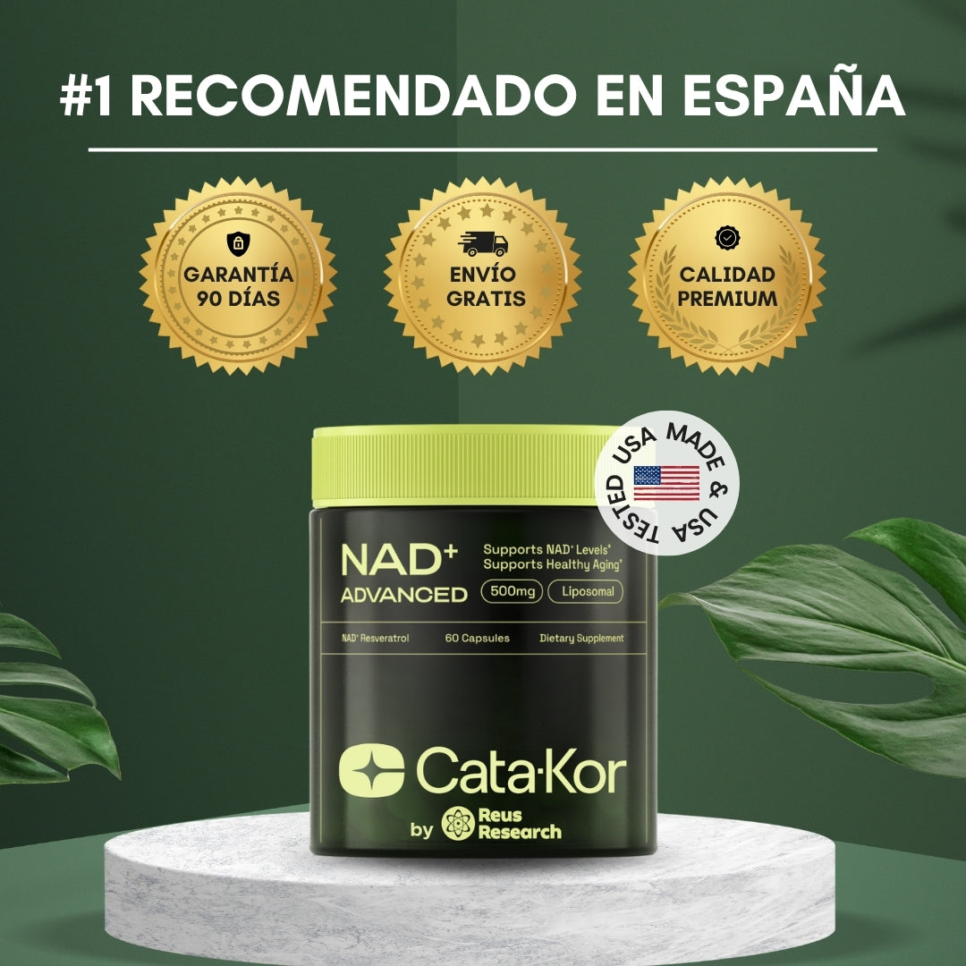 NAD+ ADVANCED | Restaura tu energía, rejuvenece tus células y potencia tu mente más rápido y mejor