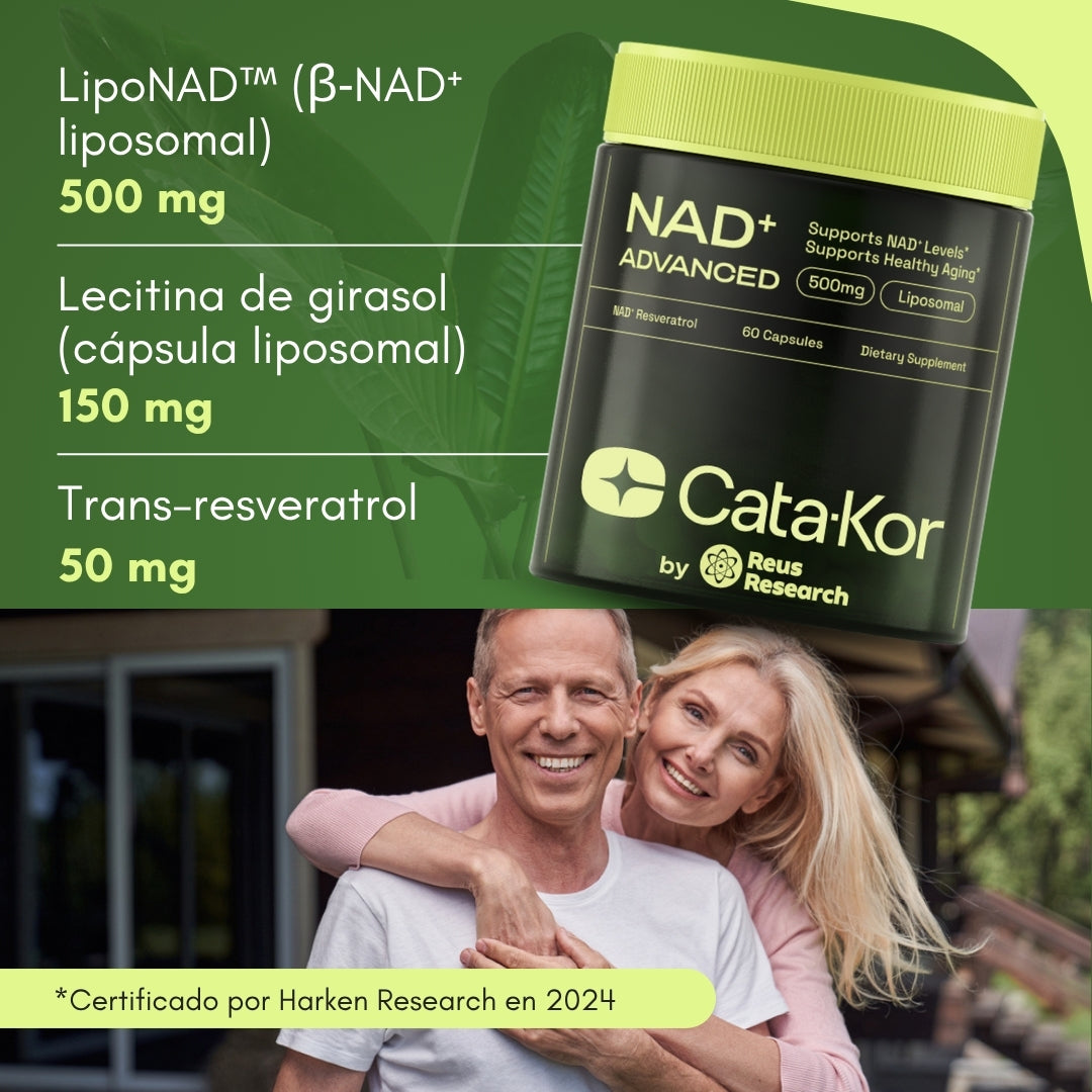 NAD+ ADVANCED | Restaura tu energía, rejuvenece tus células y potencia tu mente más rápido y mejor