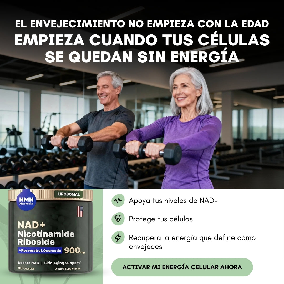 Recupera tu energía celular y siente la vida al máximo con NAD+