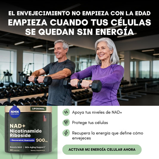 Recupera tu energía celular y siente la vida al máximo con NAD+