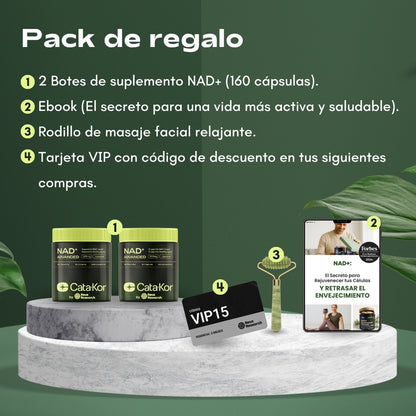 NAD+ ADVANCED | Restaura tu energía, rejuvenece tus células y potencia tu mente más rápido y mejor