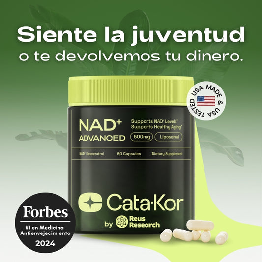 NAD+ ADVANCED | Restaura tu energía, rejuvenece tus células y potencia tu mente más rápido y mejor