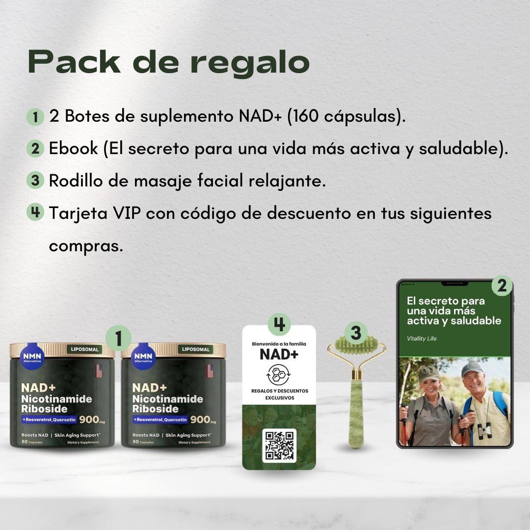 Recupera tu energía celular y siente la vida al máximo con NAD+