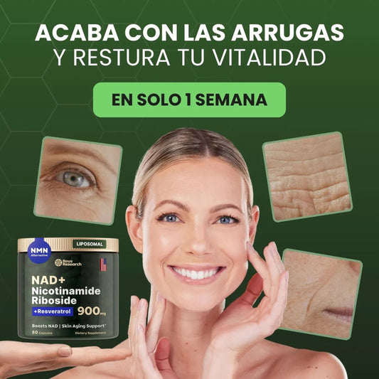NAD+ ORIGINAL Elimina las arrugas y los signos del envejecimiento en 1 semana