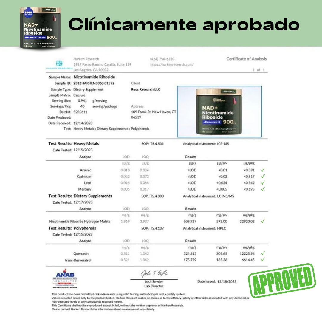 Recupera tu energía celular y siente la vida al máximo con NAD+