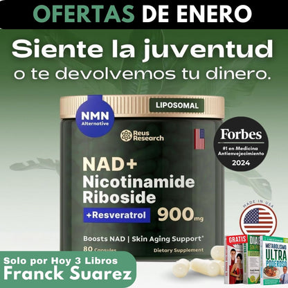 NAD+ Resveratrol | Restaura Tu Energía Celular, Revitaliza Tu Mente y Activa Tu Juventud Interna